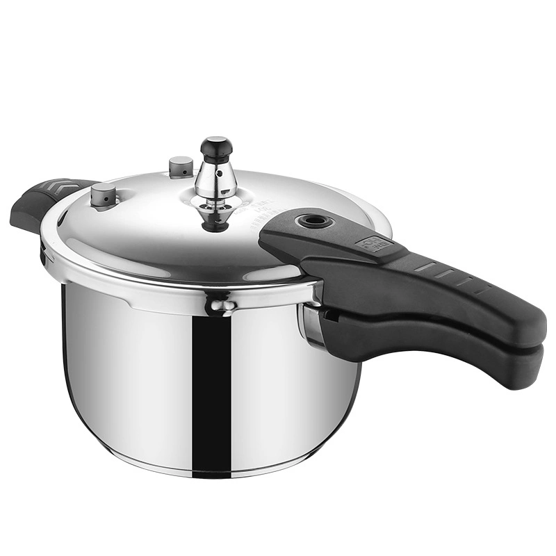 304 Stainless Steel Pressure Cooker Rice Cooker Commercial Use & Home Use Aluminum Pressure Cooker Optional 2/3/4/5/6/8/10L Capacity