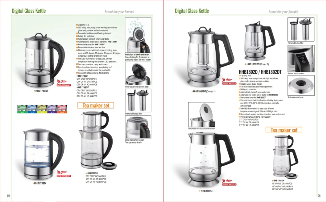 Electric Plastic Kettle Water Kettle Electric Tea Kettle